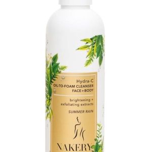 NAKERY Beauty Hydra-C Oil to Foam Cleanser Face & Body - Summer Rain Scent